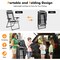 2 Pieces Patio Adjustable Folding Recliner Chairs with 7 Level Adjustable Backrest
